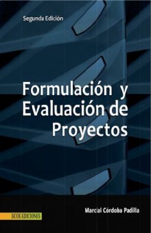 Formulación y evaluación de proyectos