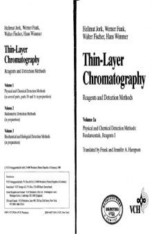 Thin-Layer Chromatography: Reagents and Detection Methods vol 1a