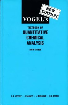 Vogel's textbook of quantitative chemical analysis
