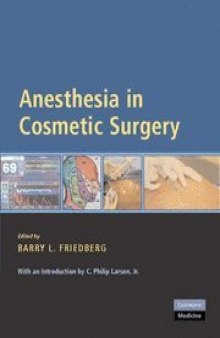Anesthesia in cosmetic surgery