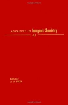Advances in Inorganic Chemistry, Vol. 41