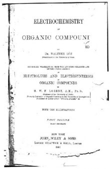 Electro Chemistry For Organic Compounds