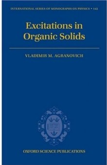 Excitations in organic solids