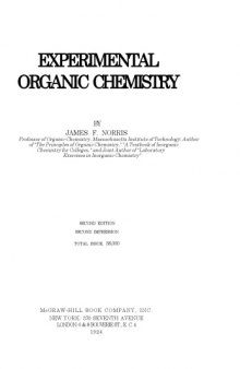 Experimental organic chemistry