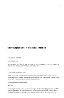 Nitro-Explosives A Practical Treatise