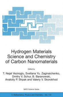 Hydrogen Materials Science and Chemistry of Carbon Nanomaterials Proceedings of the NATO Advanced Re