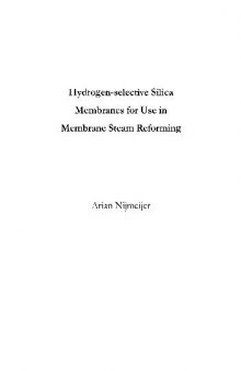 Hydrogen-selective silica membranes for use in membrane steam reforming