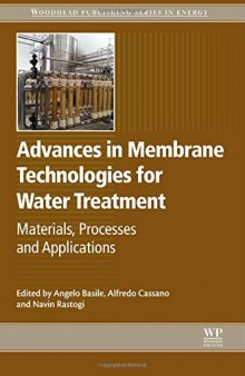 Advances in Membrane Technologies for Water Treatment: Materials, Processes and Applications