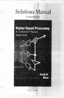 A Computer-Based Approach Digital Signal Processing