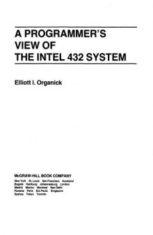 A programmer’s view of the Intel 432 system