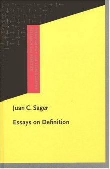 Essays on Definition (Terminology and Lexicography Research and Practice)