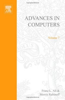 Advances in Computers, Vol. 7