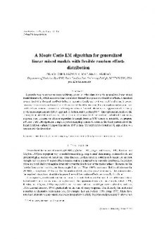 A Monte Carlo EM algorithm for generalized linear mixed models with flexible random effects distribu