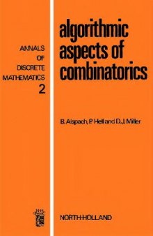 Algorithmic Aspects of Combinatorics