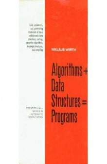 Algorithms + data structures=programs