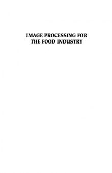 Image Processing for the Food Industry