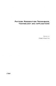 Pattern recognition techniques, technology and applications