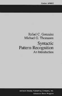 Syntactic pattern recognition: an introduction
