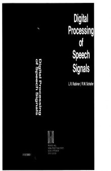 Digital Processing Of Speech Signals