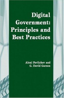 Digital Government: Principles and Best Practices