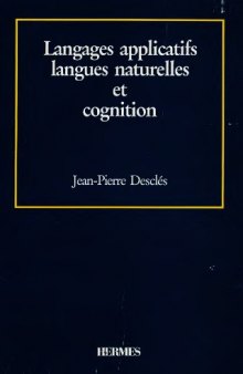 Langages applicatifs, langues naturelles et cognition