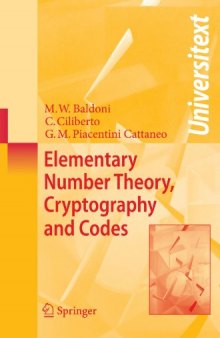 Elementary Number Theory, Cryptography and Codes (Universitext)