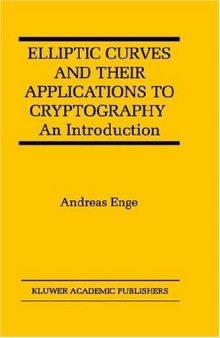 Elliptic curves and their applications to cryptography: an introduction