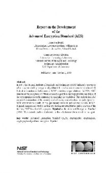 Report Advanced Cryptography Standard AES