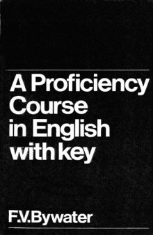 A Proficiency Course in English (Grammar & reference)