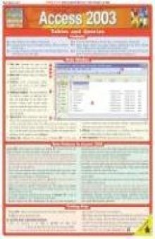 Access 2003: World's Quick Reference Software Guide