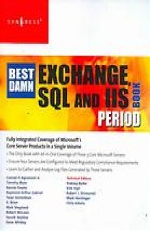 Best damn Exchange, SQL and IIS book period