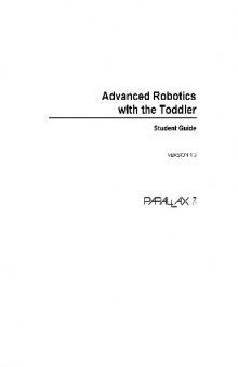 Advanced robotics with the Toddler: student guide, version 1.2