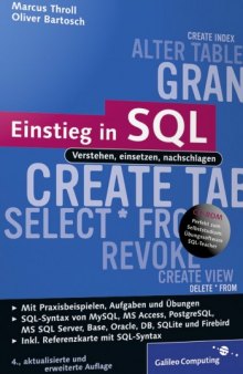 Einstieg in SQL: Verstehen, einsetzen, nachschlagen, 4. Auflage