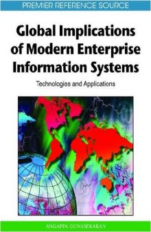 Global Implications of Modern Enterprise Information Systems: Technologies and Applications