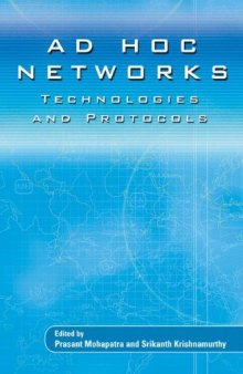 Ad Hoc Networks Technologies And Protocols