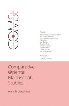 Comparative Oriental Manuscript Studies: An Introduction