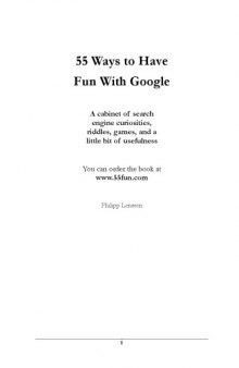 55 Ways to Have Fun With Google