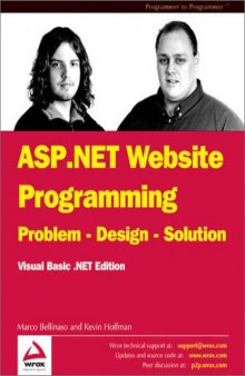 ASP.NET Website Programming, Visual Basic .NET Edition: Problem, Design, Solution