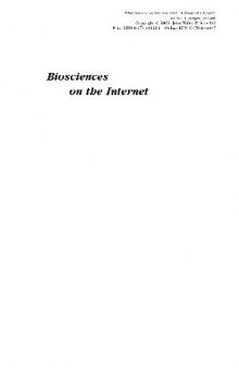 Biosciences on the Internet: A Student’s Guide