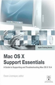Apple Training Series Mac OS X Support Essentials