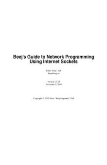 Beej’s Guide to Network Programming  Using Internet Sockets