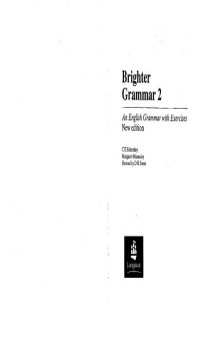Brighter Grammar 2: An English Grammar with Exercises