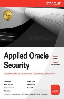 Applied Oracle Security - Developing Secure Database And Middleware Environments