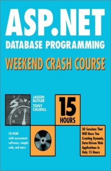 Asp.Net Database Programming Weekend Crash Course