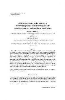 [Article] A Bayesian change-point analysis of electromyographic data: detecting muscle activation patterns and associated applications