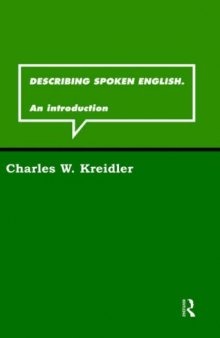 Describing Spoken English: An Introduction