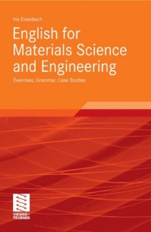 English for Materials Science and Engineering: Grammar, Case Studies