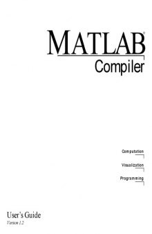 Matlab - Compiler User's Guide 1.2