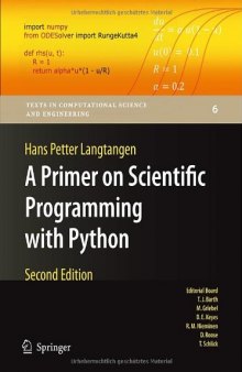 issue 1611-0994 A Primer on Scientific Programming with Python
