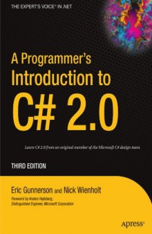 A Programmer's Introduction to C# 2.0 